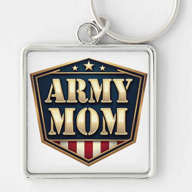 Army-Mama  Schlüsselanhänger (Vorne)