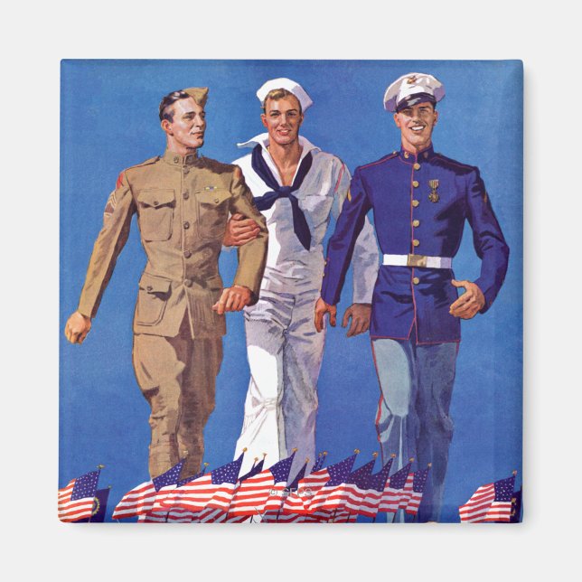 Army, Marine Magnet (Vorne)