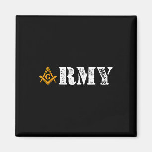 Army Masons D-day Masonic Memorial Day Vater's Fr Magnet