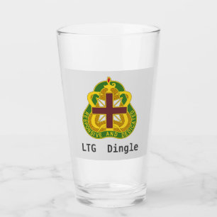 Army MEDCOM DUI Personalisiert Glas