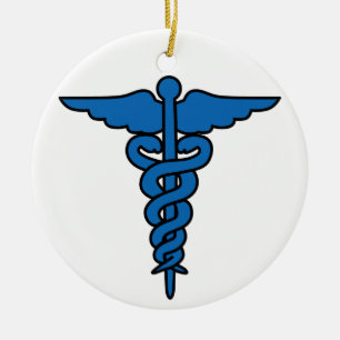 Army Medical Caduceus Keramik Ornament