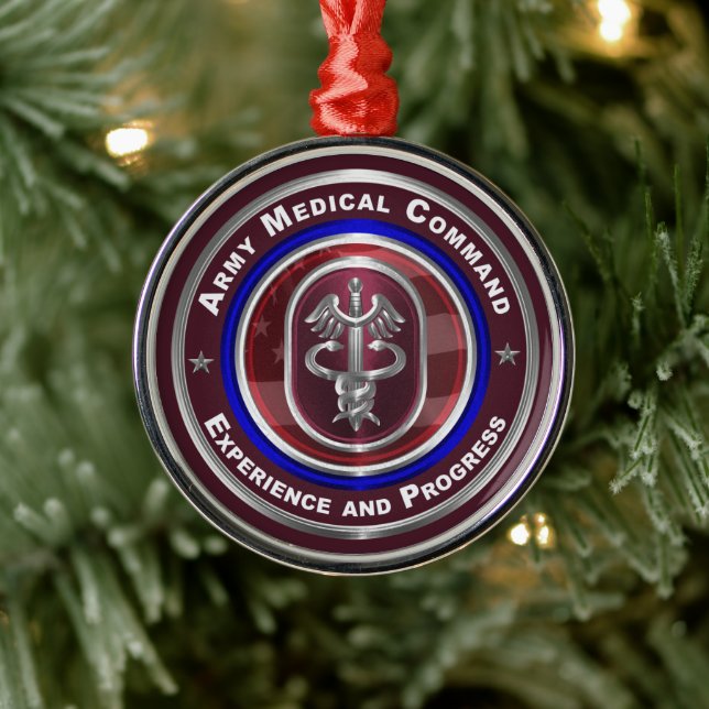 Army Medical Command AMEDD Weihnachten halten Ornament Aus Metall (Baum)
