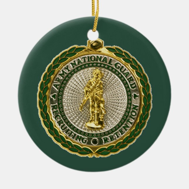 Army National Guard Keramikornament (Vorne)