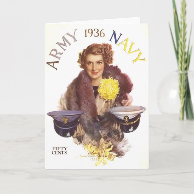 Army Navy Spiel Karte (Vorderseite)