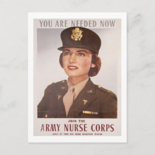 Army Nurse Corps Rekrutierung Postkarte