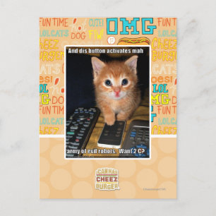 Army of Evil Robots Postkarte