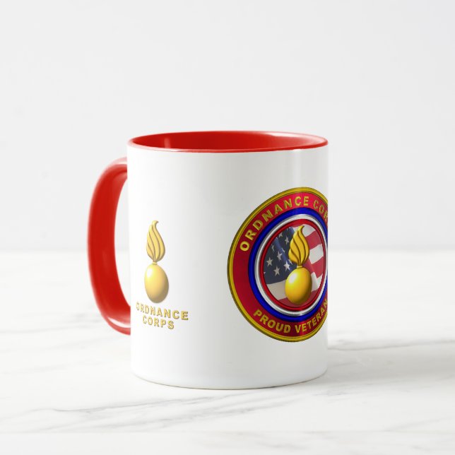 Army Ordnance Corps Tasse (Vorderseite Links)