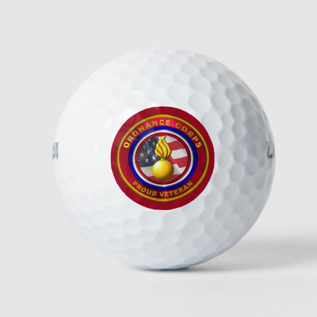 Army Ordnance Corps Veteran Golfball (Vorderseite)