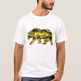 Army Papa Bär lustige Camouflage Shirt Design