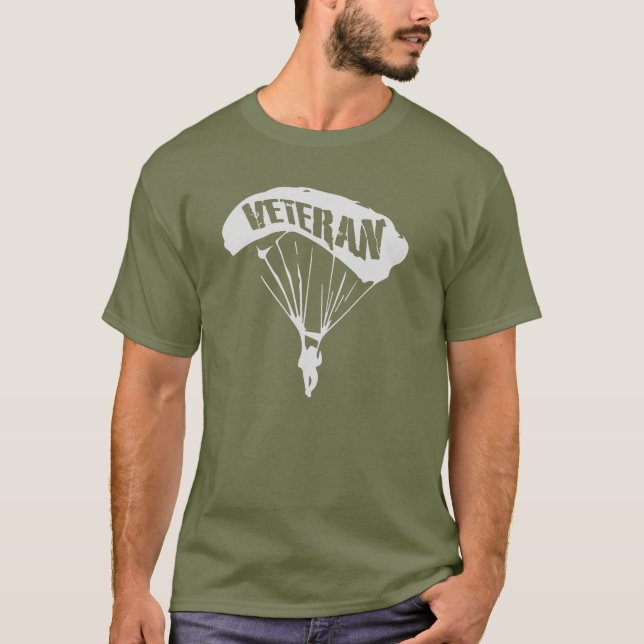 Army Paratrooper Veteran T-Shirt (Vorderseite)