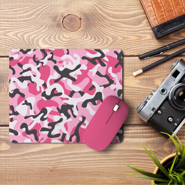 Army Pink Forest Camouflage | Camouflage Forest Mo Mousepad (Von Creator hochgeladen)