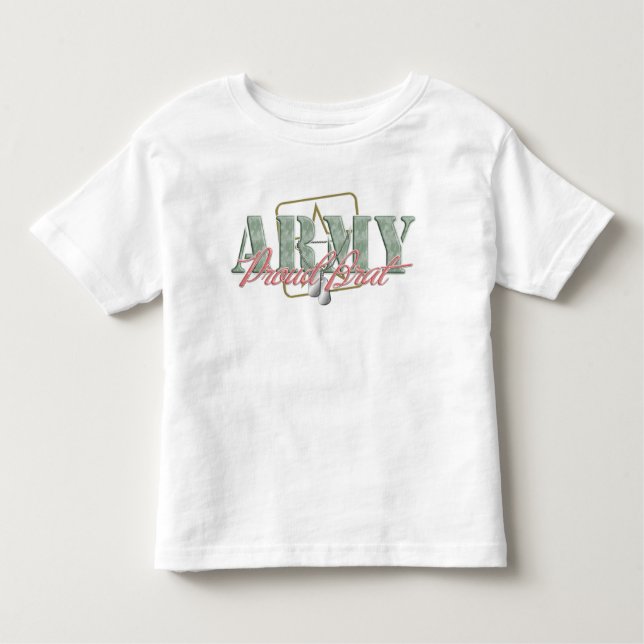 Army Proud Brat Kleinkind T-shirt (Vorderseite)