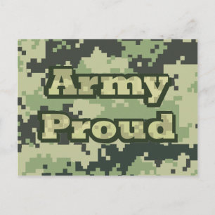 Army Proud Postkarte