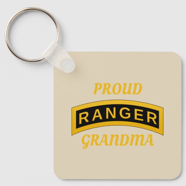Army Ranger School - Proud Oma - Schlüsselanhänger (Vorderseite)