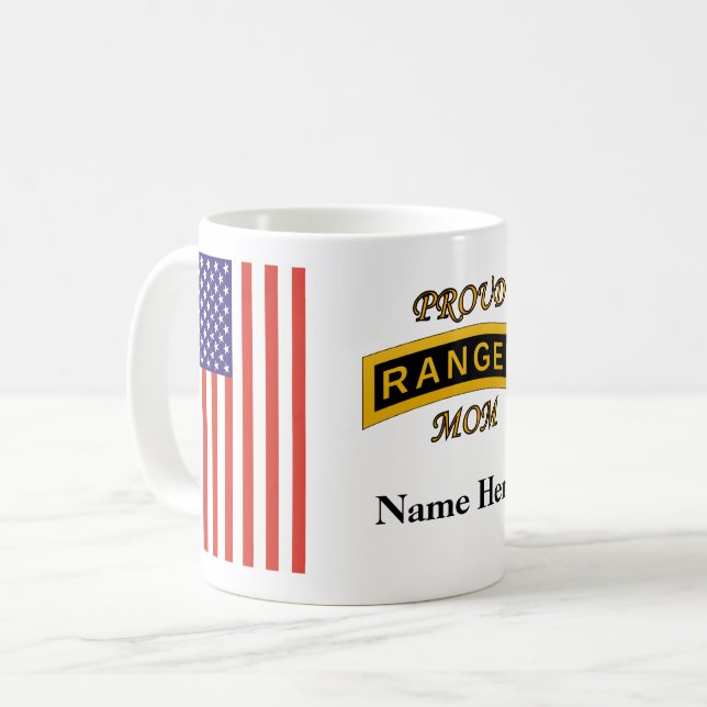 Army Ranger School - Stolze Mama - Tasse (Vorderseite Links)