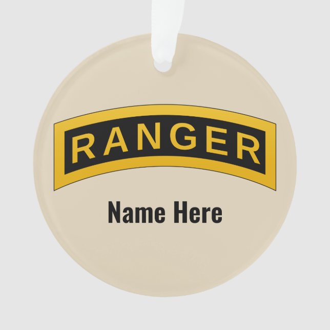Army Ranger School Tab - Ornament (Vorderseite)