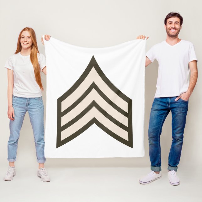 Army Sergeant rank Fleecedecke (Beispiel)