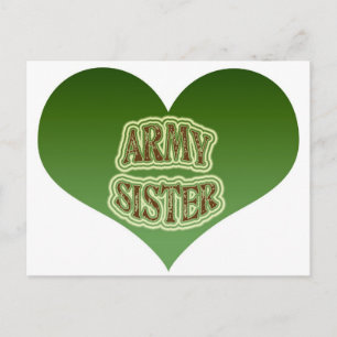 Army Sister Postkarte