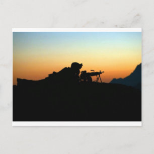 ARMY SNIPER POSTKARTE