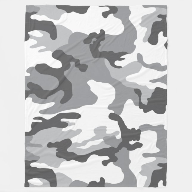 Army Snow Camouflage Fleecedecke (Vorderseite)