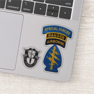 Army Special Forces Green Berets Contour Stickers Aufkleber