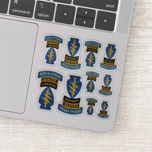 Army Special Forces Green Berets Contour Stickers Aufkleber (Detail)