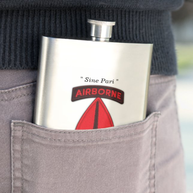 Army USASOC Special Ops SOC Veterans Vets Patch Flachmann (Beispiel)