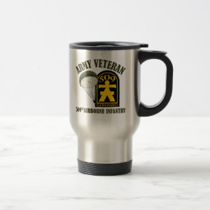 Army Veteran - 509. PIR Reisebecher