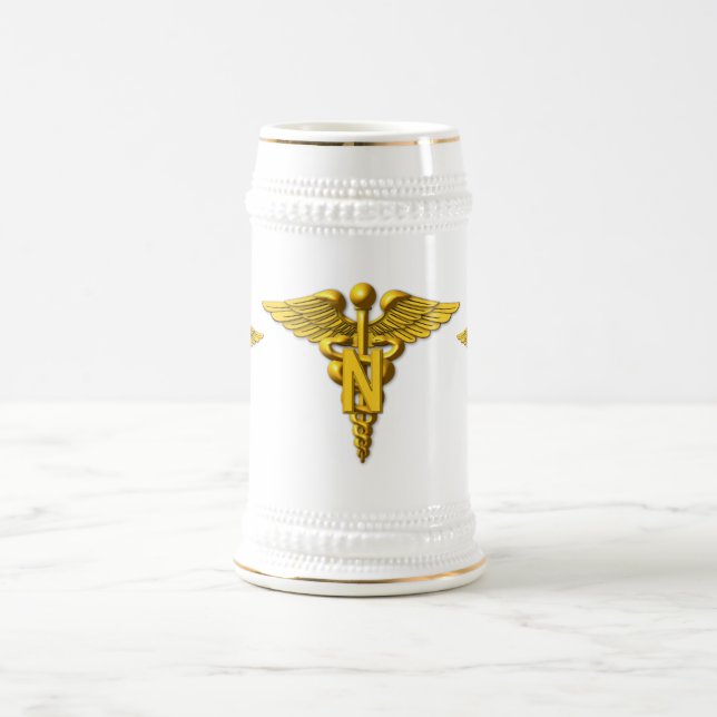 Army Veteran Army Nurse Corps Bierglas (Mittel)