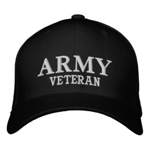 ARMY, VETERAN BESTICKTE KAPPE