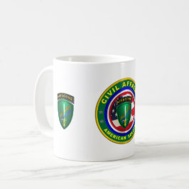 Army Veteran für zivile Angelegenheiten Kaffeetasse