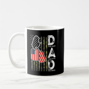Army Veteran Vater USA Flag Army Camouflage Father Kaffeetasse