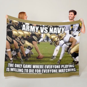 ARMY vs NAVY Fleecedecke