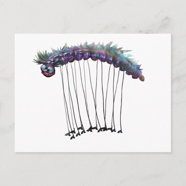 Army Worm Postkarte (Vorderseite)
