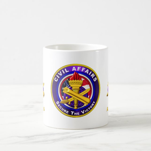 Army Zivil Affairs Kaffeetasse (Mittel)