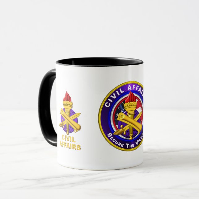 Army Zivil Affairs Tasse (Vorderseite Links)