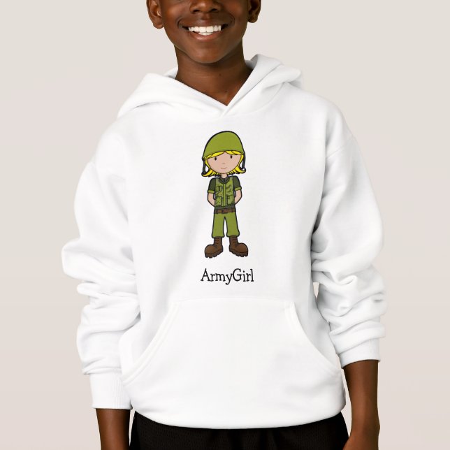 ArmyGirl Hoodie (Vorderseite)