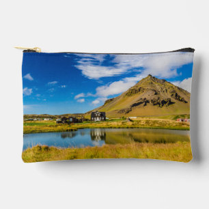 Arnarstapi Amtmansshus und Stapafell, isländisch Zubehörtasche