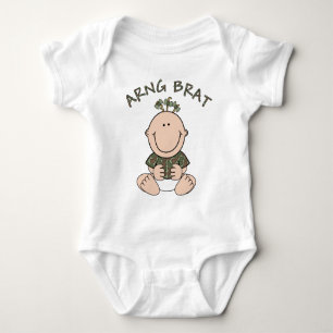ARNG Brat (Girl) Baby Strampler