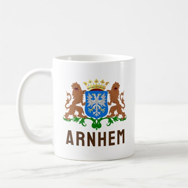 Arnhem Wappen, Niederlande Kaffeetasse (Links)