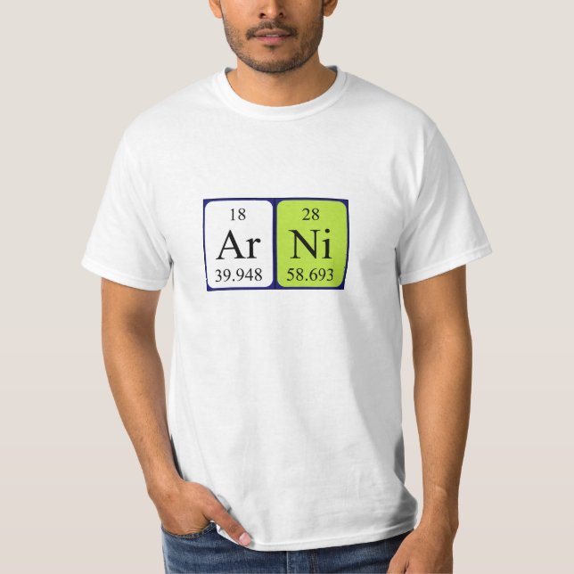 Arni Periodenname Shirt (Vorderseite)