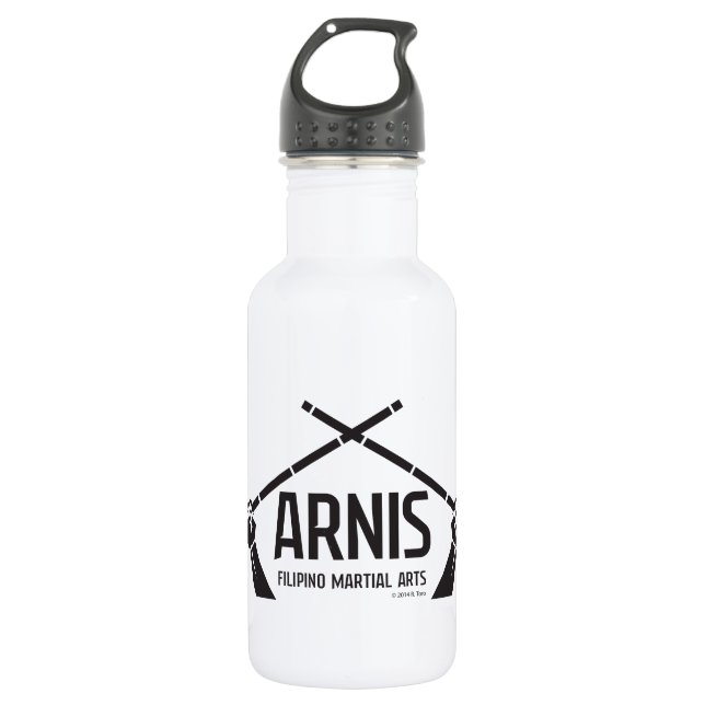 Arnis Edelstahlflasche (Vorderseite)
