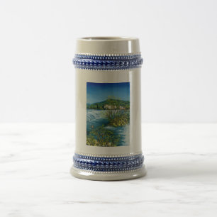 ARNO FLUSS ROVEZZANO Florence Italien Bierglas