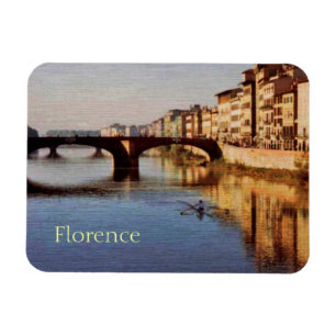 Arno River, Florenz, Italien Magnet