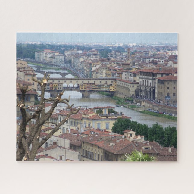 Arno und Ponte Vecchio Puzzle (Horizontal)