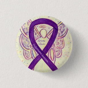 Arnold-Chiari Malformation Awareness Ribbon Button
