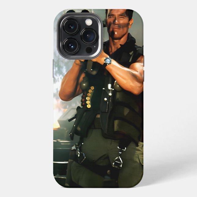 Arnold Funny iPhone Hülle (Rückseite)