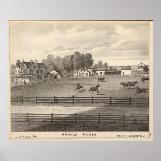Arnold House, Point Pleasant, NJ Poster (Vorne)