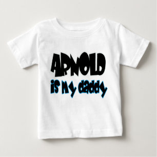 Arnold ist mein Vati - Jungen Baby T-shirt