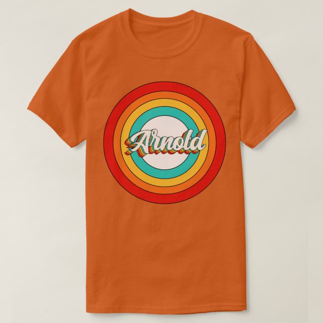 Arnold Name Shirt Vintag Arnold Circle (Design vorne)